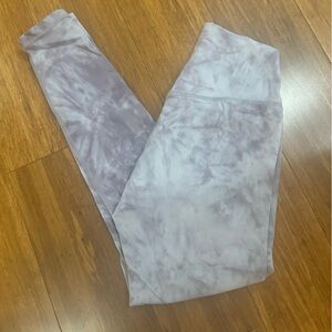 PopFlex Marbeled Purple Highwaisted Leggings